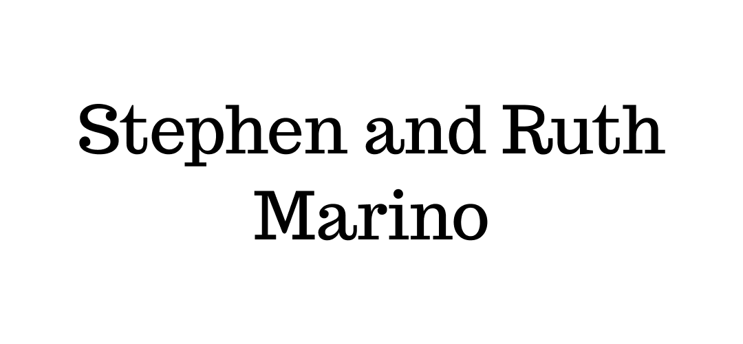 Stephen and Ruth Marino