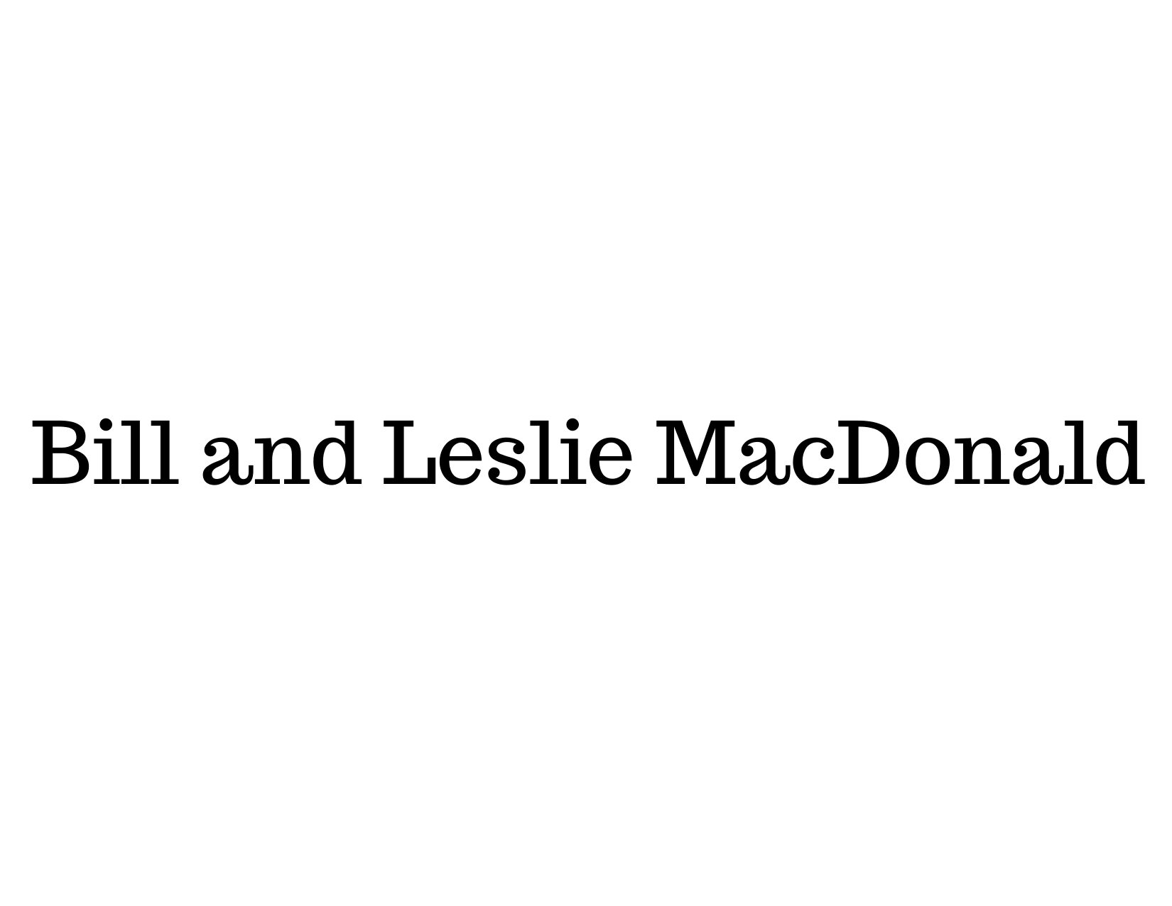 Bill and Leslie MacDonald (1)